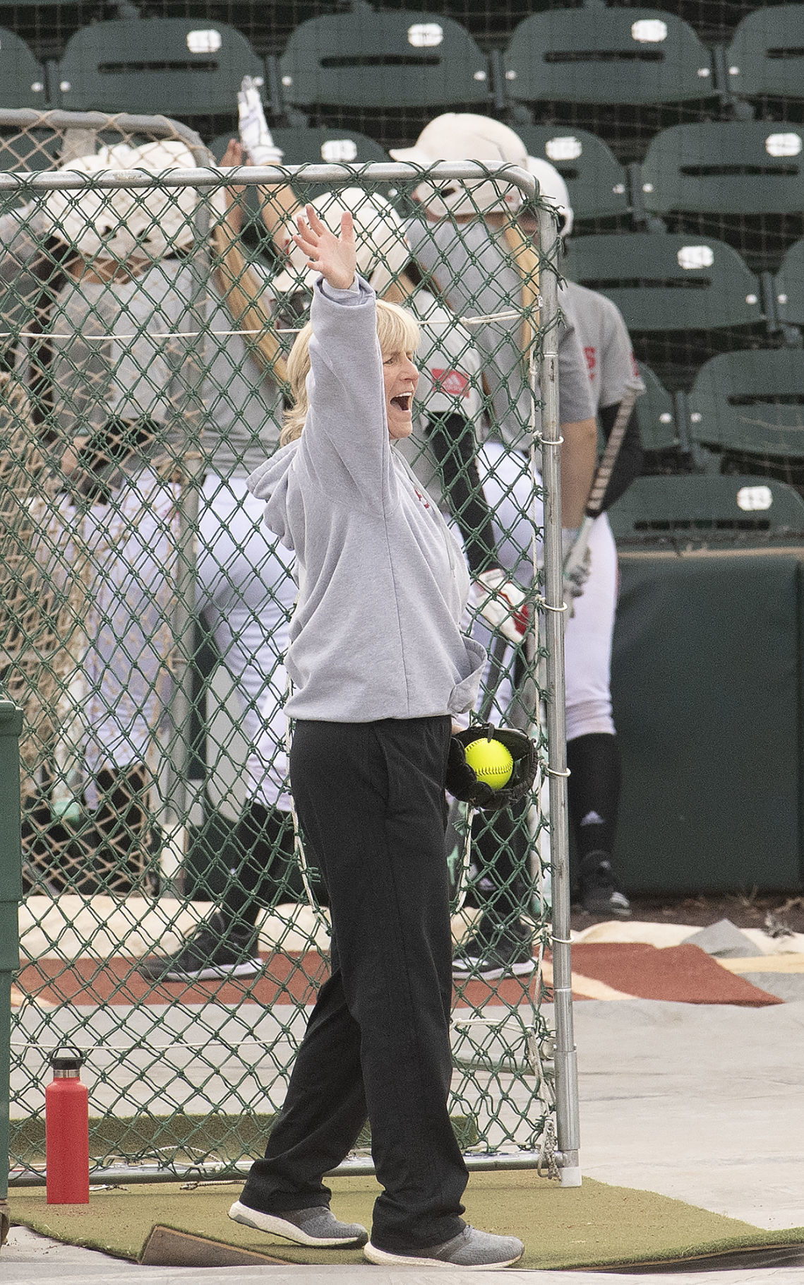 Nebraska softball practice